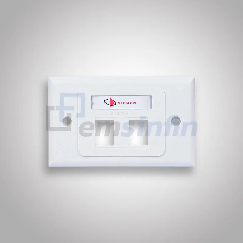 Face Plate Siemon Cat 7A 6A 6