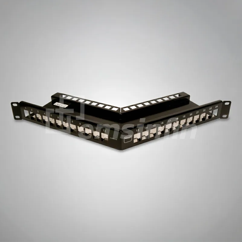 Patch Panel Angular Siemon 24 Puertos Cat 7A 6A