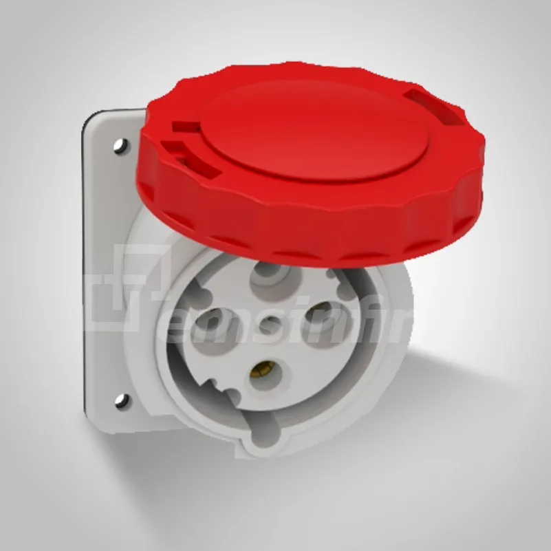 Tomacorriente para Empotrar Inclinado 63A 415V