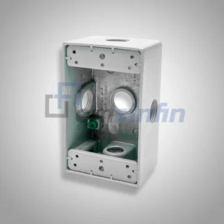 Caja Rectangular de 5 Salidas en X