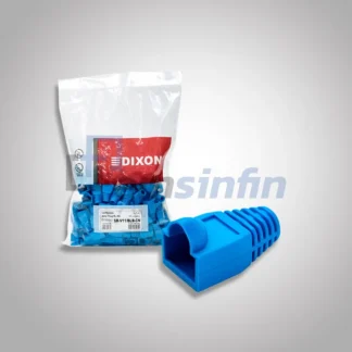 Capucha RJ45 Dixon Azul Bolsa 100