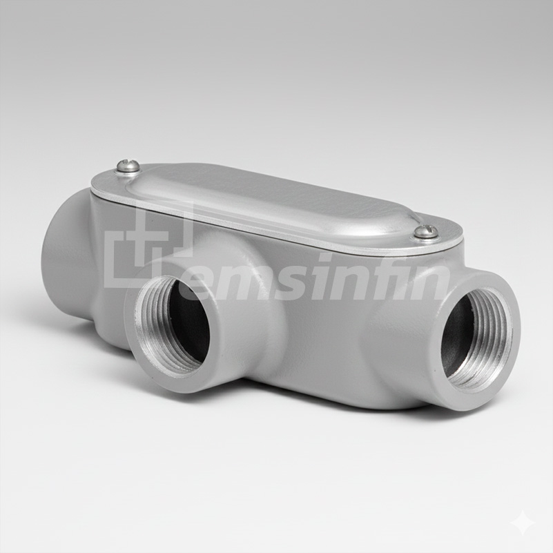 Caja Condulet de Aluminio Tipo T