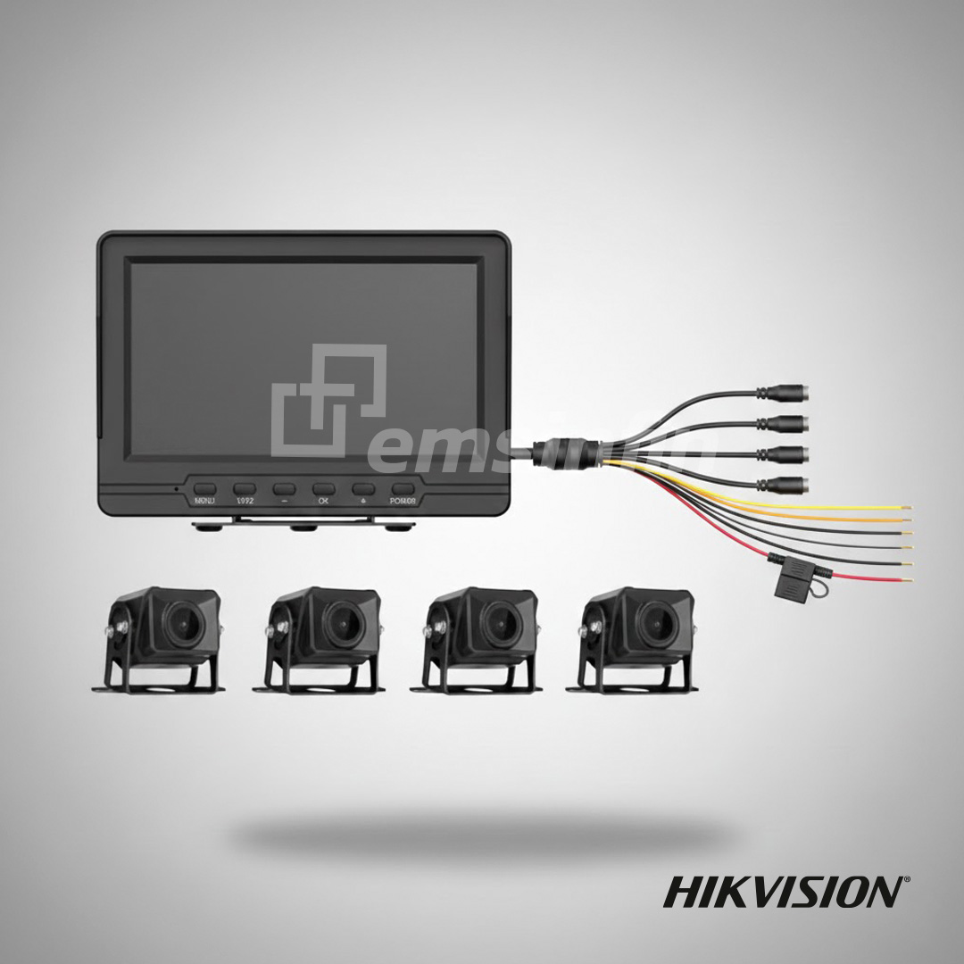 Kit de monitoreo de 4 cámaras 2MP + pantalla