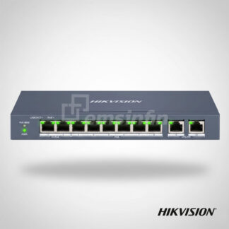 SWITCH PoE SMART 10 PUERTOS | 8 PoE + 2 Uplink Giga