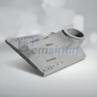 Plataforma de concreto armado vibrado