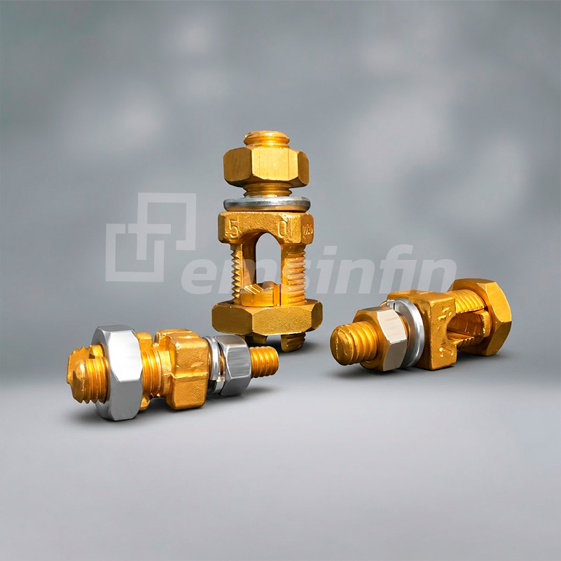 terminal splitbolt de bronce con esparrago