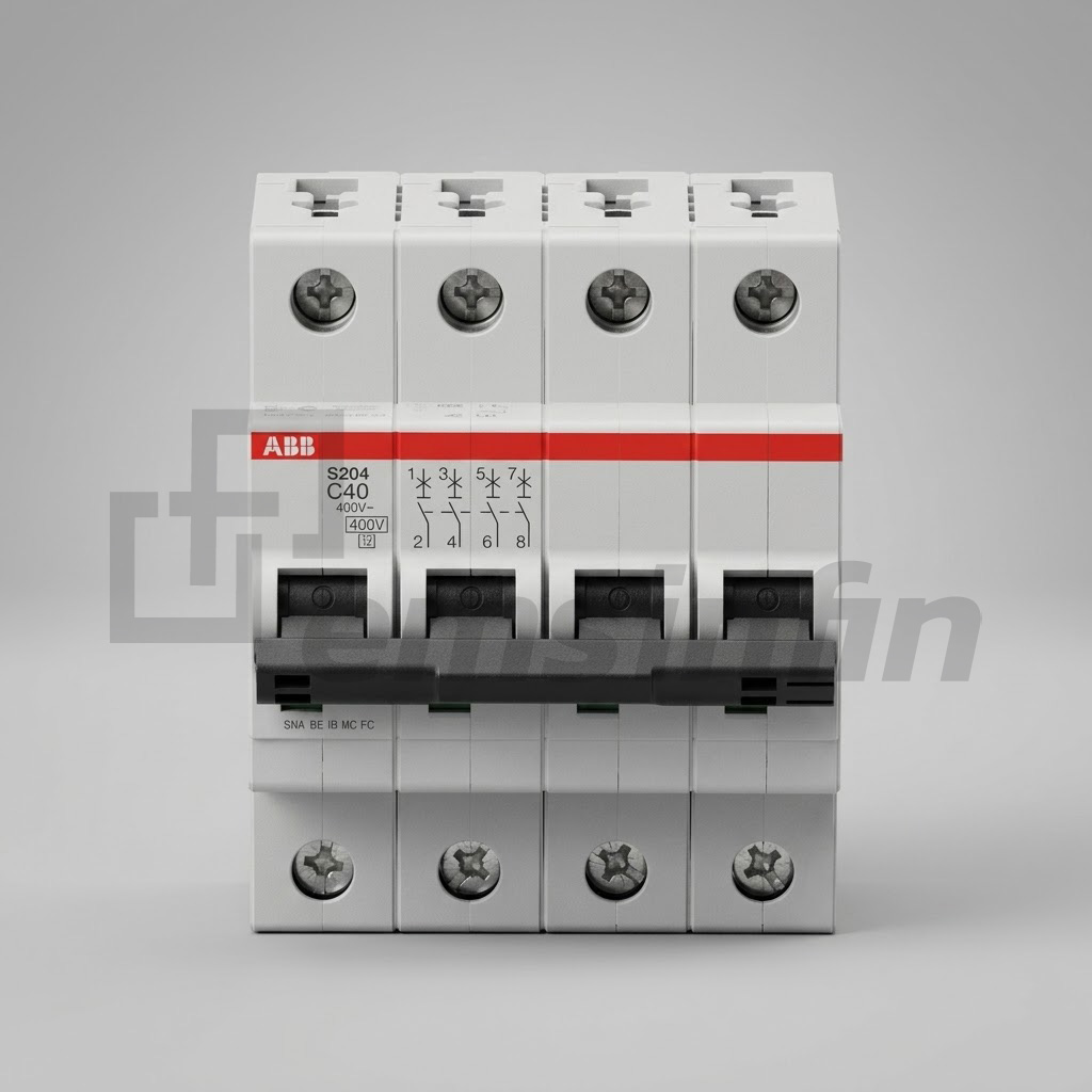 Breaker tetrapolar 4x40A llave para rectificador