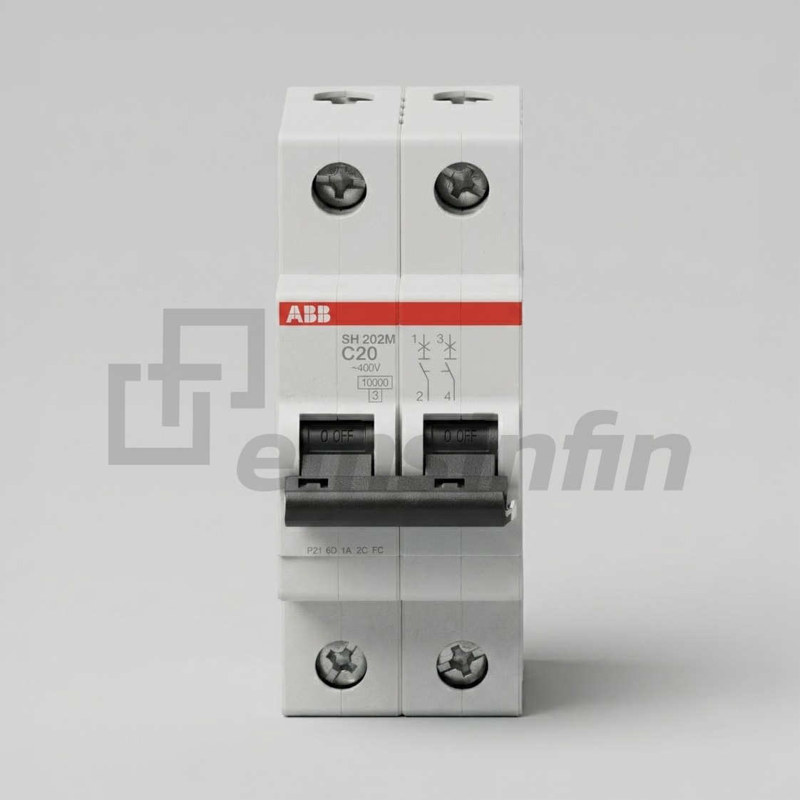breaker bipolar 2x20 Para luminaria y Tomacorriente